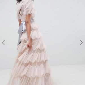 Needle and Thread Tiered Maxi Gown